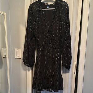 Old Navy Black Long Sleeve Dress